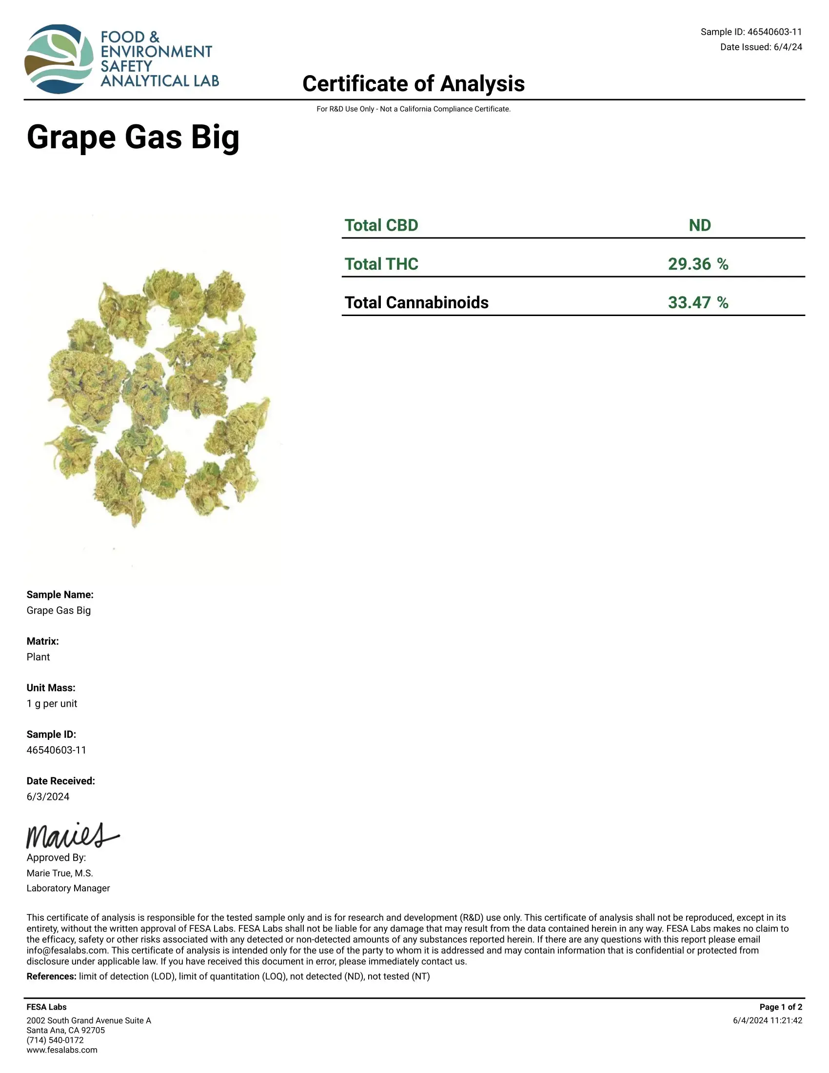 1 Pound - AAA Indoor Exotic - Grape Gas THCA Strain - Image 5
