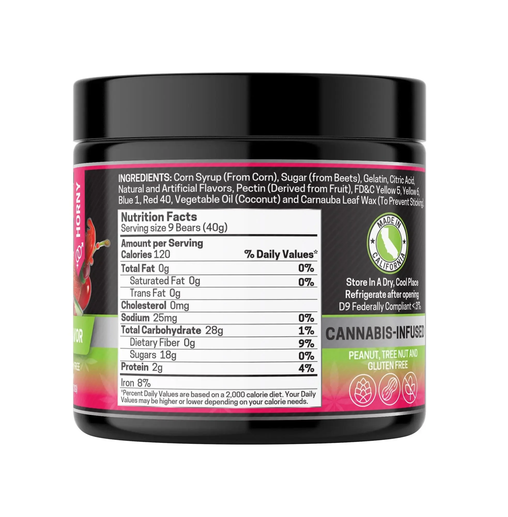 CBD+ THC Gummies, Mix Flavor Horny- 1000mg | 25 Pcs Gummies - Image 4