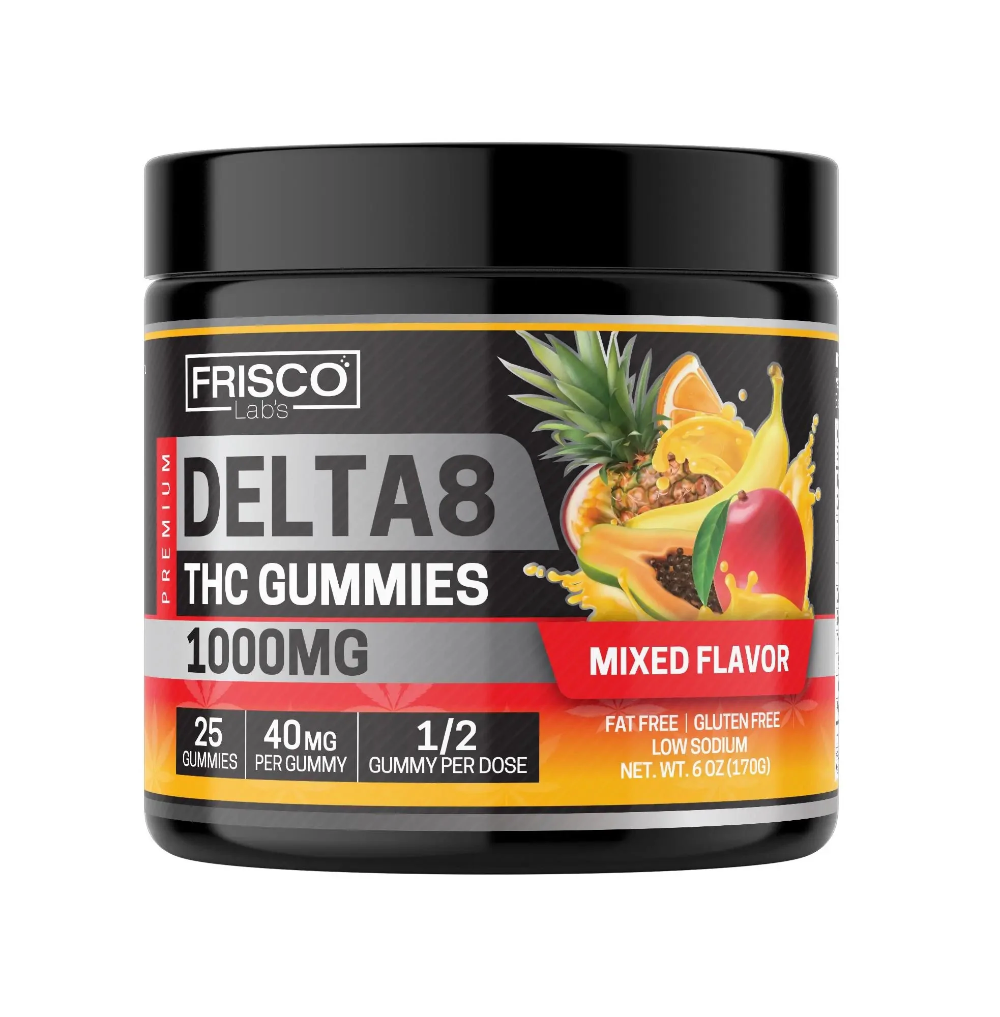 Delta 8 Gummies, Mix Flavor - 1000mg | 25 Pcs Gummies - Image 2