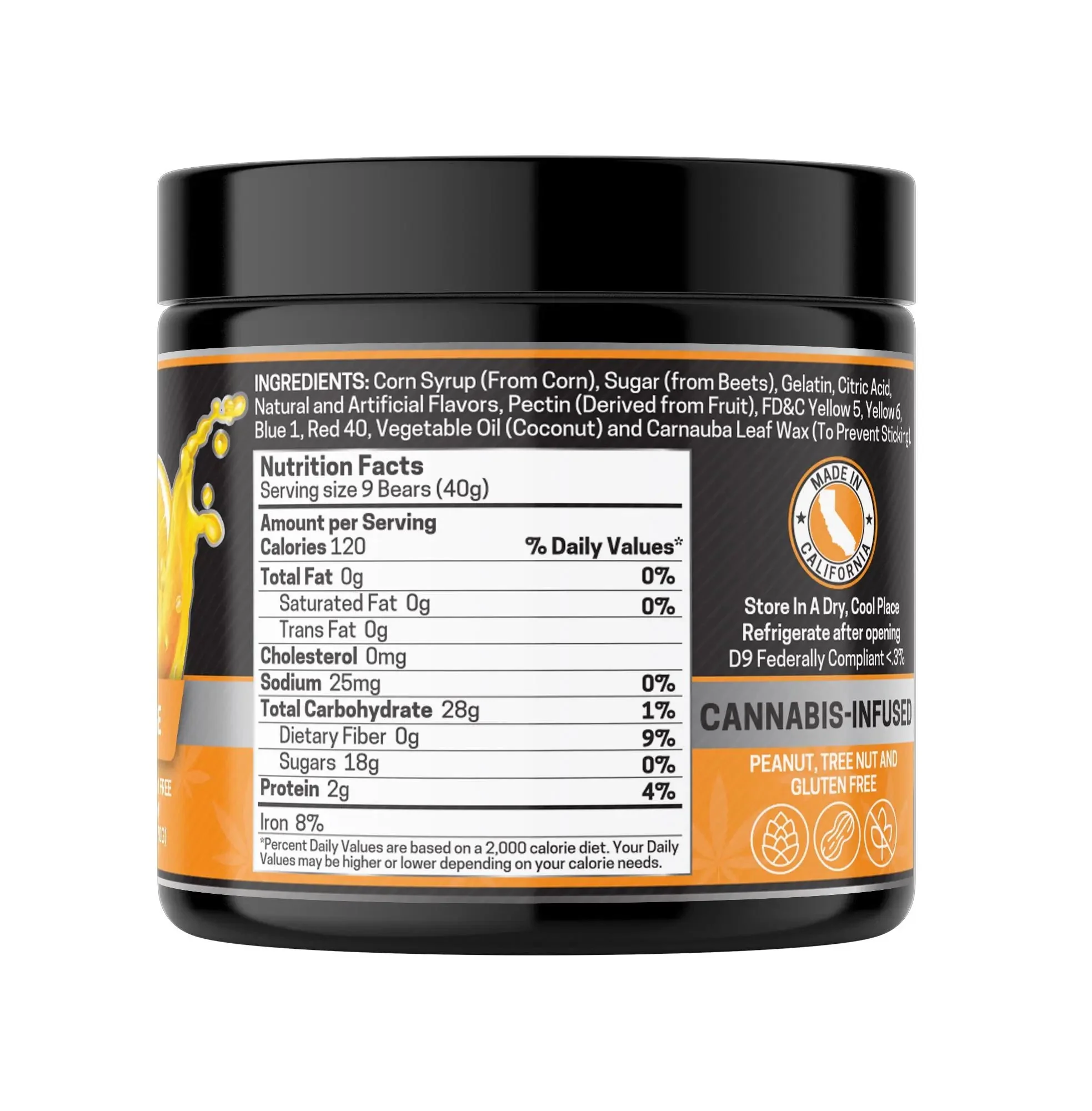 Delta 8 Gummies, Orange - 1000mg | 25 Pcs Gummies - Image 4