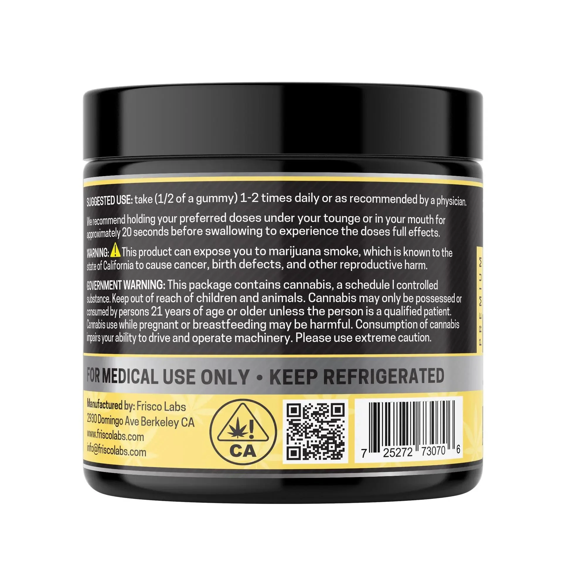 Delta 9 Gummies, Lemon - 1000mg | 25 Pcs Gummies - Image 3