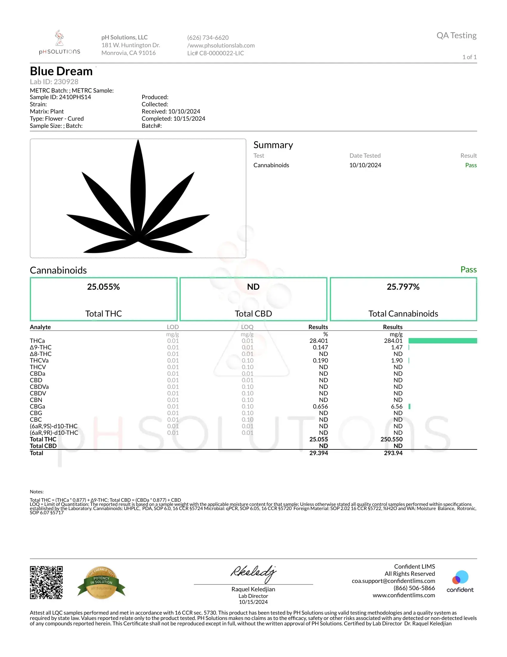 Frisco Labs - Exotic Indoor Platinum Blue Dream THCA Strain - Image 2