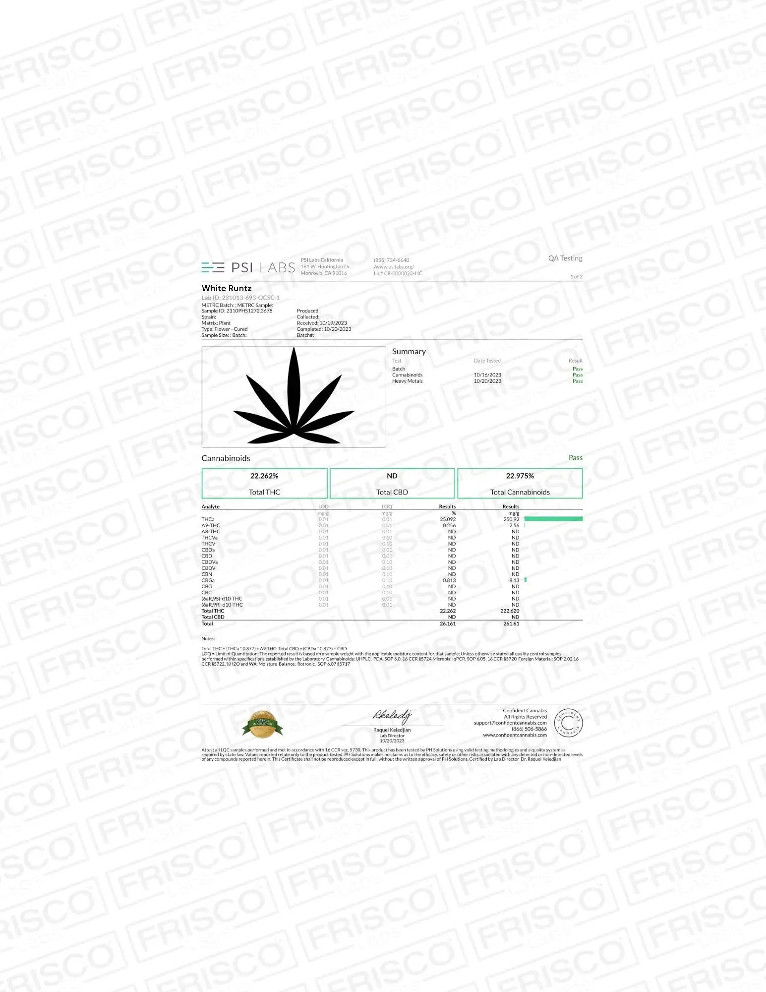 ½ oz White Runtz THCA Flower - Image 5