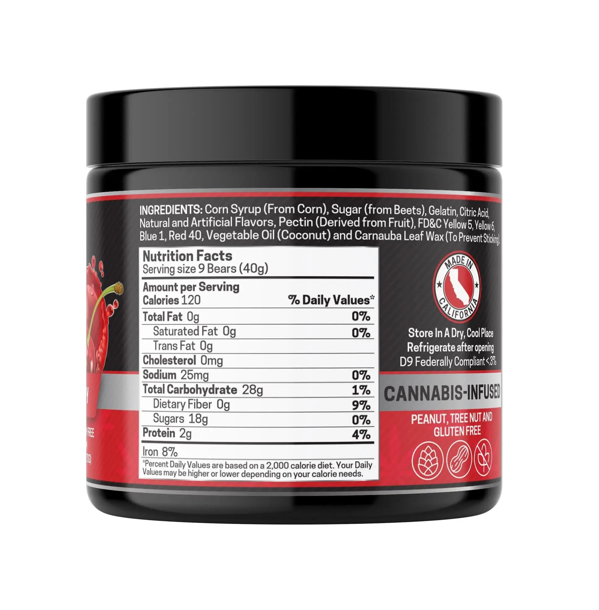 Full Spec. CBD Gummies, Cherry - 1000mg | 25 Pcs Gummies - Image 4
