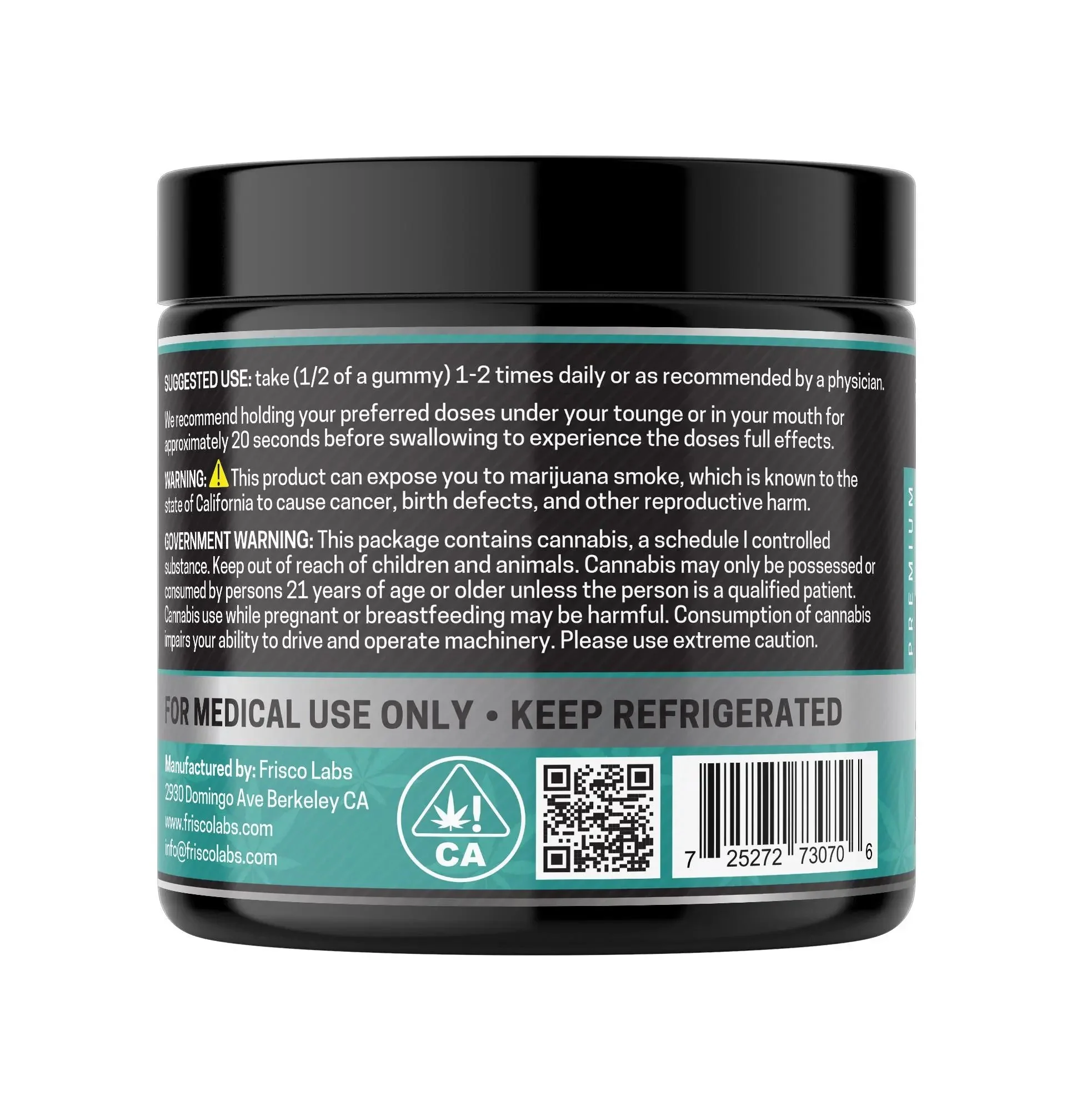 Full Spec. CBD Gummies, Green Apple - 1000mg | 25 Pcs Gummies - Image 3