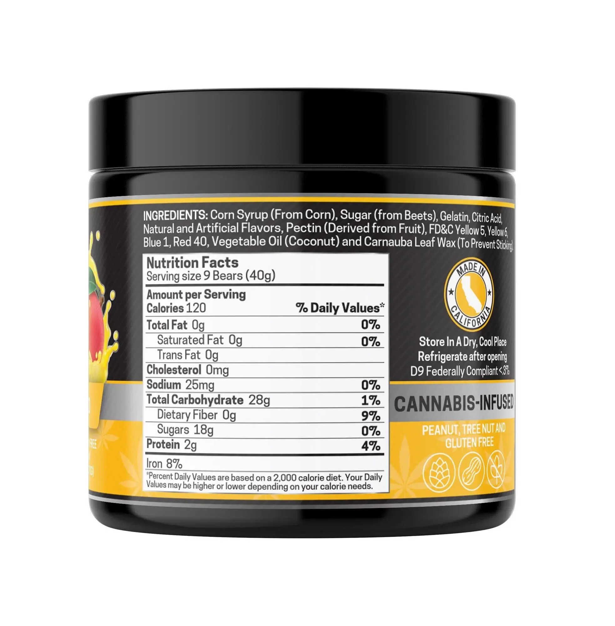 Full Spec. CBD Gummies, Mango - 1000mg | 25 Pcs Gummies - Image 4
