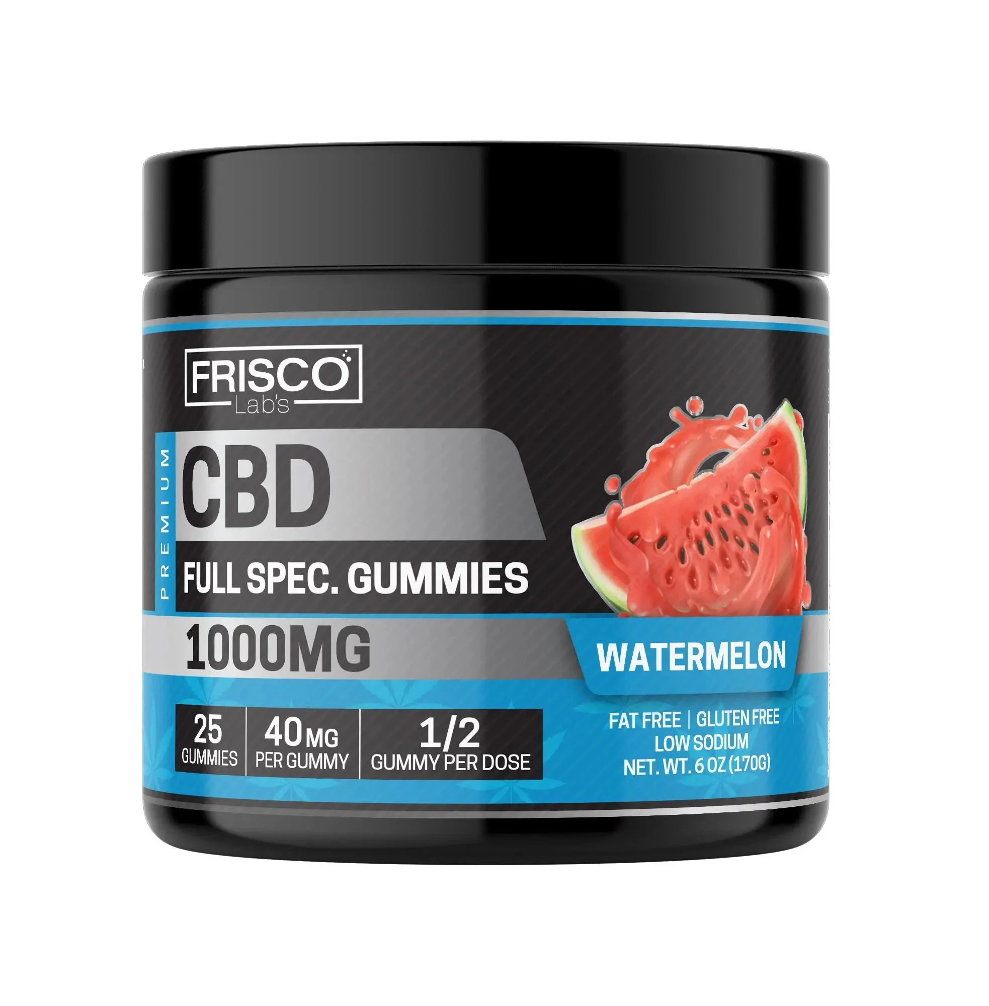 Full Spec. CBD Gummies, Watermelon - 1000mg | 25 Pcs Gummies - Image 2