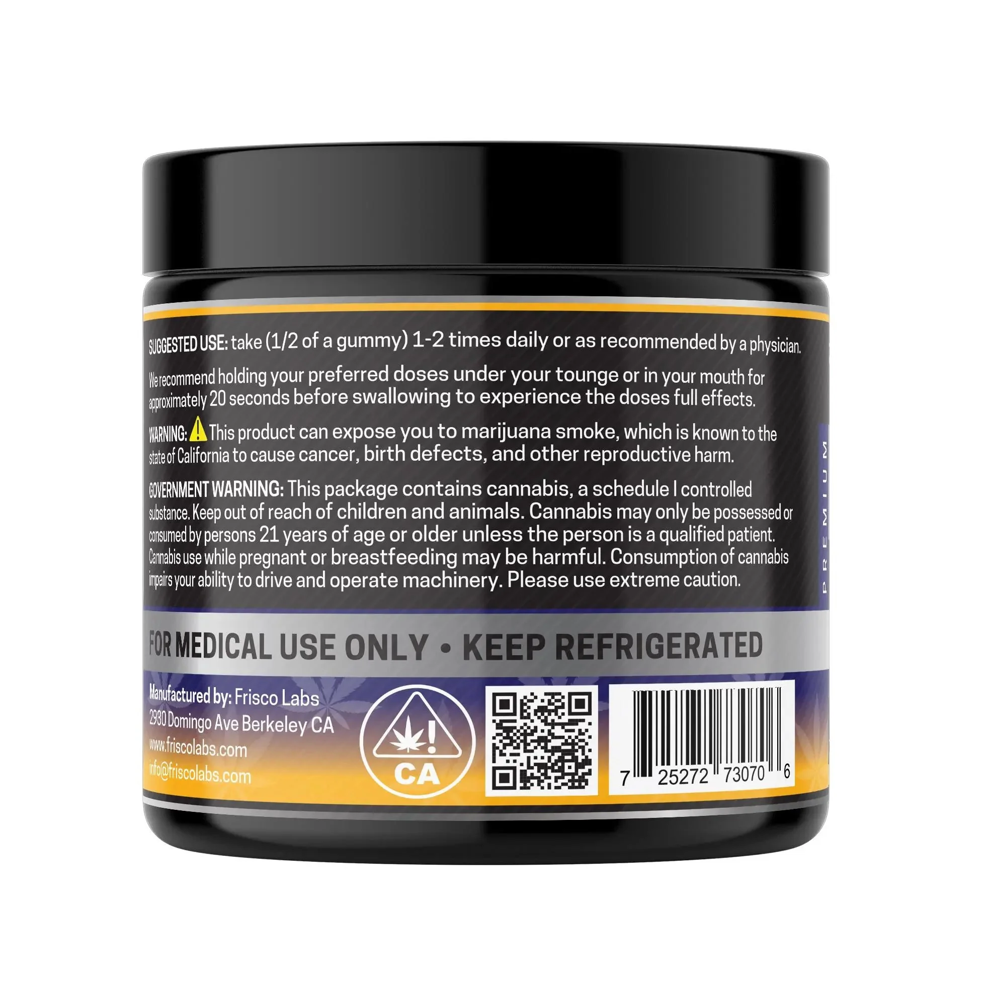 T-Free CBD Gummies, Mix Flavor Sour - 1000mg | 25 Pcs Gummies - Image 3